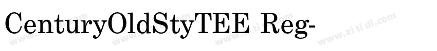 CenturyOldStyTEE Reg字体转换